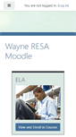 Mobile Screenshot of moodle.resa.net